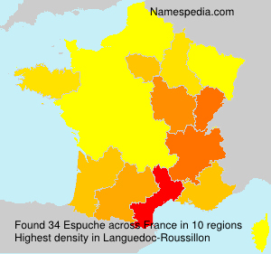 Surname Espuche in France