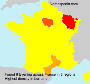 Surname Everling in France