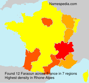 Surname Faraoun in France