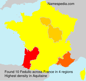 Surname Fedullo in France