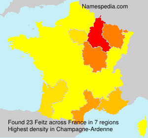 Surname Feitz in France