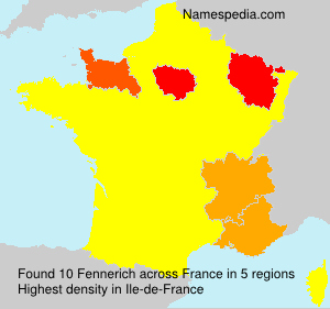 Surname Fennerich in France