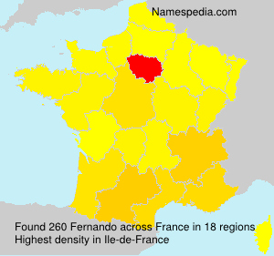 Surname Fernando in France