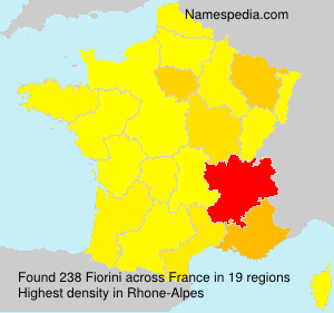 Surname Fiorini in France