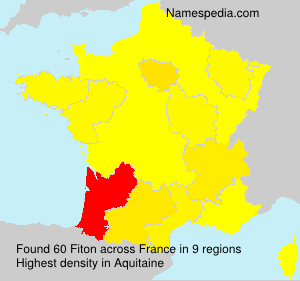 Surname Fiton in France
