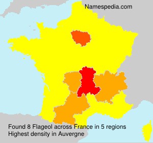 Surname Flageol in France