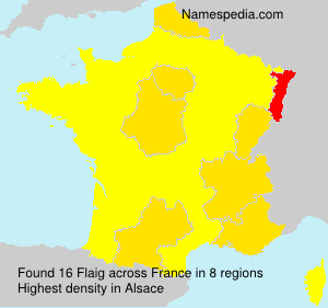 Surname Flaig in France