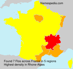 Surname Flos in France