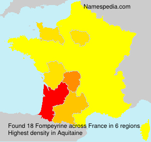 Surname Fompeyrine in France