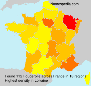 Surname Fougerolle in France