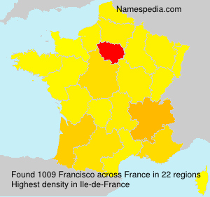 Surname Francisco in France