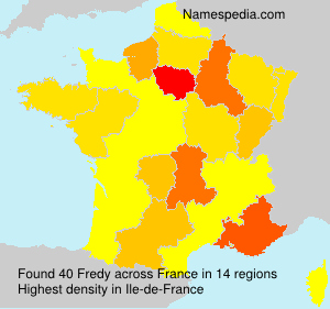 Surname Fredy in France