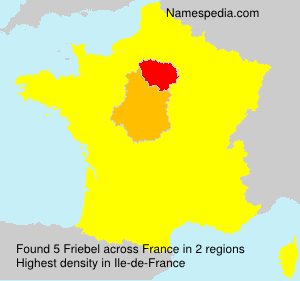 Surname Friebel in France