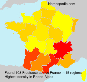 Surname Fructuoso in France
