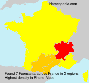 Surname Fuensanta in France