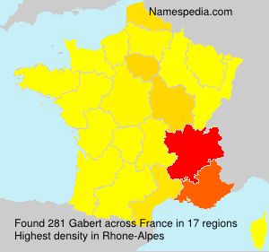 Surname Gabert in France