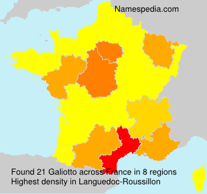 Surname Galiotto in France