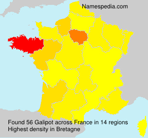 Surname Galipot in France