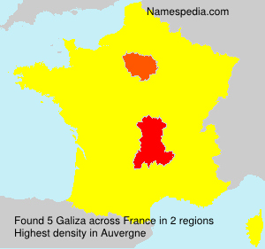Surname Galiza in France