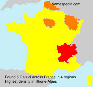 Surname Galluci in France