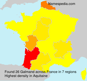 Surname Galmand in France