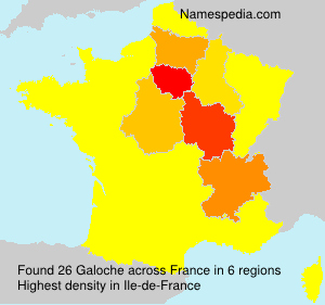 Surname Galoche in France