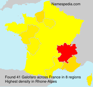 Surname Galofaro in France