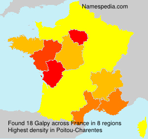 Surname Galpy in France