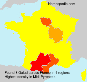 Surname Galud in France