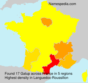 Surname Galup in France