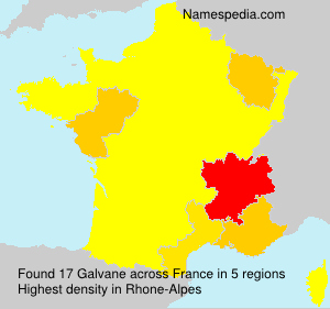 Surname Galvane in France
