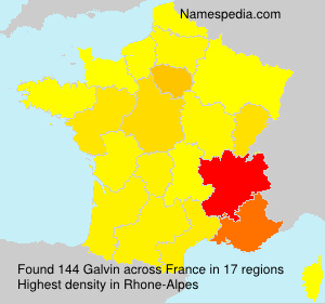Surname Galvin in France