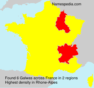 Surname Galwas in France