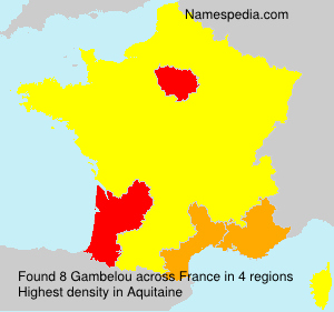 Surname Gambelou in France