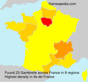 Surname Gambrelle in France