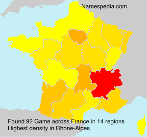 Surname Game in France