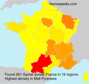 Surname Gamel in France