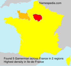 Surname Gamerman in France