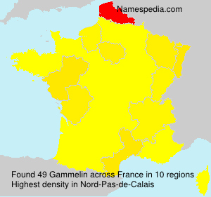 Surname Gammelin in France