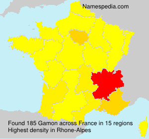 Surname Gamon in France