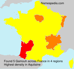Surname Gamouh in France