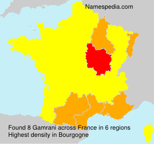 Surname Gamrani in France