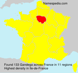 Surname Gandega in France
