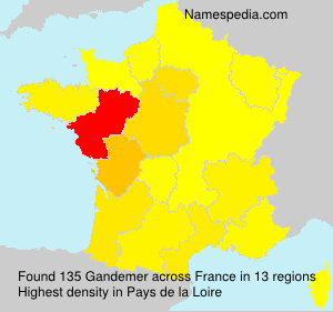 Surname Gandemer in France