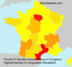 Surname Gandiol in France