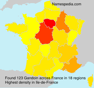 Surname Gandoin in France