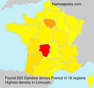 Surname Gandois in France