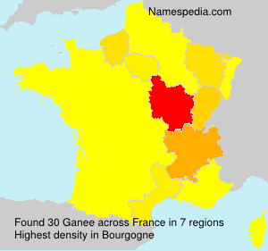 Surname Ganee in France