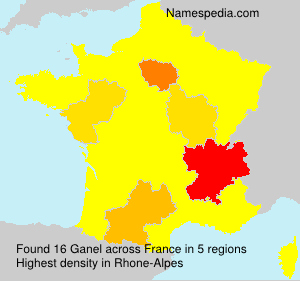 Surname Ganel in France
