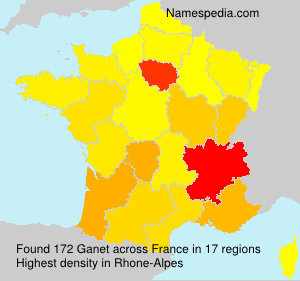 Surname Ganet in France